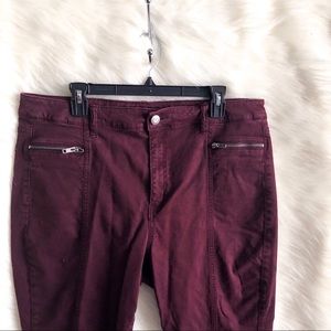 American Eagle Outfitters Jeans - 🆕 American Eagle Outfitter Maroon Hi Rise Jegging American Eagle Outfitters Jeans - 🆕 American Eagle Outfitter Maroon Hi Rise Jegging